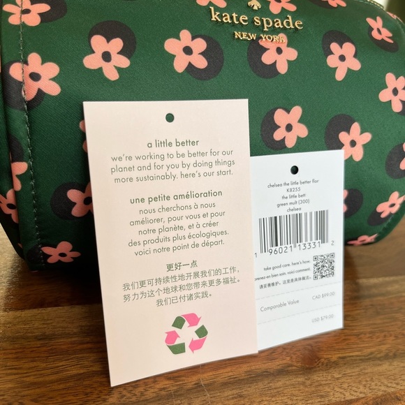 kate spade the little better floral travel case - Picture 2 of 9